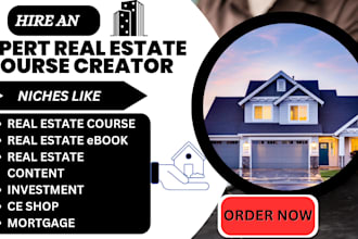 ghostwrite your real estate, investment, finance, real estate course, ce shop