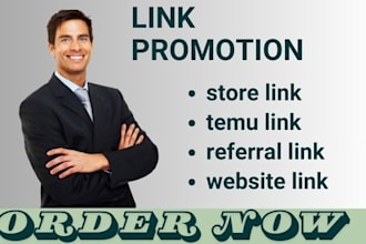 campaign store link, website link, temu link , affiliate referral link promotion
