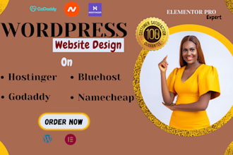 do wordpress website on hostinger namecheap bluehost godaddy