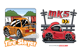 draw your car into chibi style