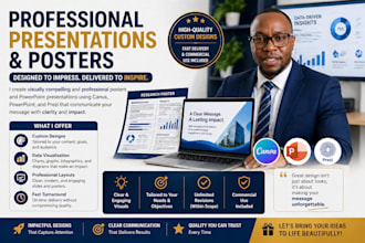 create stunning infographic posters and presentations