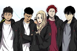 create webtoons, manga, comics promotion organically