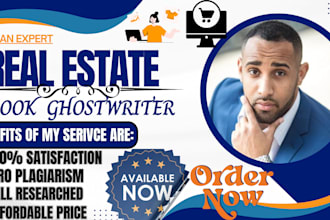 ghostwrite amazon kdp business finance book, real estate, lead magnet design