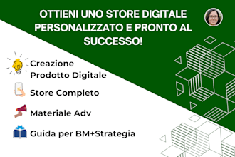 create a digital product onlinestore