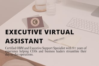 be your executive virtual assistant