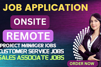 search and apply remote sales project management job application reverse recruit