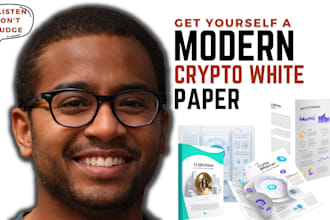 design crypto white paper, white paper design tokenomics nft white paper