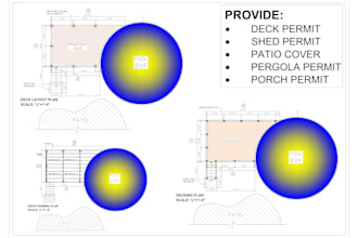 design pergola, shed and deck permit drawings in 2d autocad
