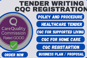 do cqc healthcare tender cqc registration itt tender homecare supported living