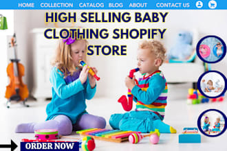 luxury baby store baby shopify store baby website kidstoy website clothing store
