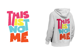 design a street style typography t shirt design, wall art and poster