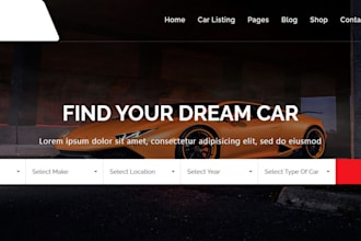 develop wordpress website design with responsive web design