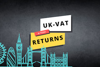 prepare UK vat returns and vat reports