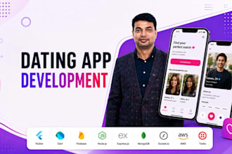 dating, live streaming, social media mobile app development tinder clone flutter