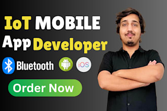develop iot app using ble flutter, esp32, firebase, mqtt