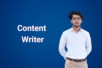 write high quality articles and SEO blog posts
