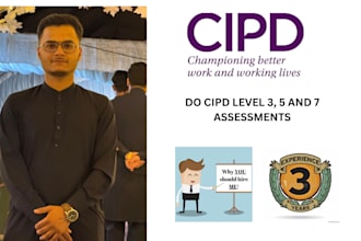 do cipd level 3,5 and 7 assessments