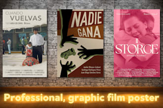 design a graphic movie poster