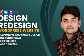copy, clone redesign wordpress website using elementor pro
