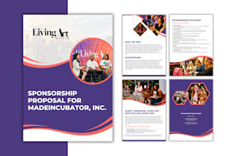 design company profile, business brochure, employee handbook, proposal, reports