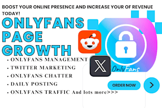 do onlyfans chatter management twitter marketing fanvue social media growth
