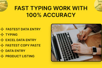 do a fast typing job, 100 pages in 1 day, your typist