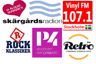 do unique music advertisement and promotion on stockholm, sweden radio