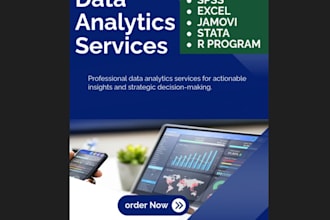 do statistical data analysis in IBM spss, stata, and excel