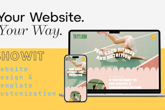 design, redesign, or repair showit website