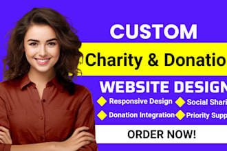 develop nonprofit website, charity website, church website, ngo donation website