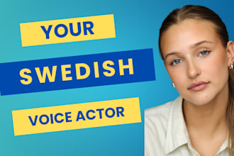 be your professional swedish voice over actor