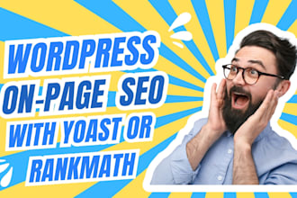 onpage SEO for wordpress with rank math, yoast