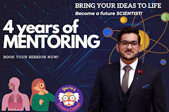 mentor you through k12 science fair projects and stem competition