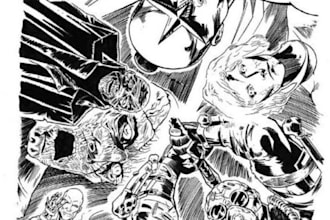draw a single page illustration or pinup for you