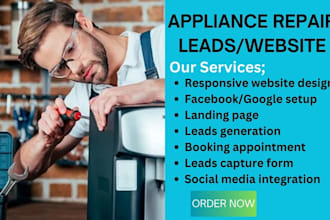 do appliance repair home appliances leads generation home repairs repair website