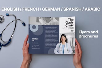 as a doctor design your medical healthcare brochure or flyer