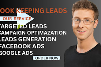 generate quality leads book keeping accounting leads via facebook ads