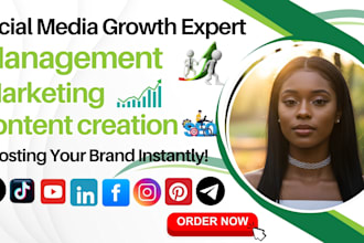social media manager content creator instagram, facebook ads and linkedin growth