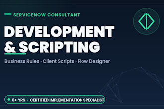 fix servicenow scripts, business rules, client scripts, flows