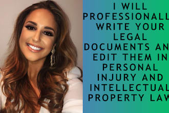 draft and review your  legal documents in personal injury