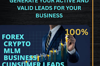 give live forex crypto leads, binance leads, investor leads, coinbase leads