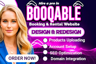 build booqable rental website, online booking booqable website rental online SEO
