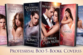 draw illustrated romance book cover design for amazon kdp