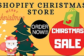 christmas store shopify dropshipping christmas shopify halloween store design