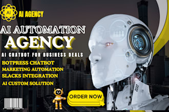 build ai automation agency website ai chatbot that close business deals