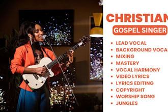 be rnb soulful vocalist for gospel, worship song lyrics with your instrumental