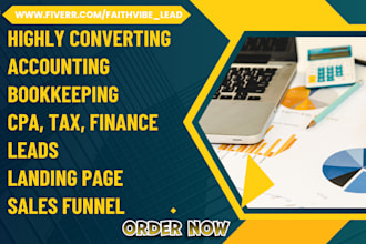 generate accounting leads bookkeeping leads cpa tax finance leads sales funnel