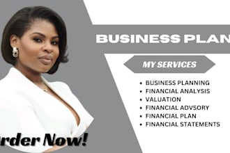 develop investor ready business plan, pitch deck, and grant research writing