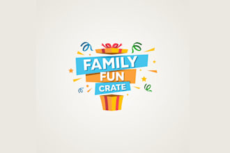 crate a family fun logo design