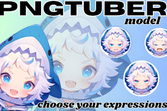 draw png tuber live 2d model rigging pngtuber  dnd oc chibi  anime